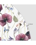 Tête de lit en vinyle Arco Amapolas Sobre multicolore - 90x90 cm
