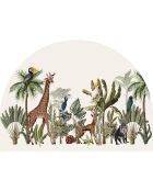 Tête de lit en vinyle Arco Infantil Selva multicolore - 120x165 cm