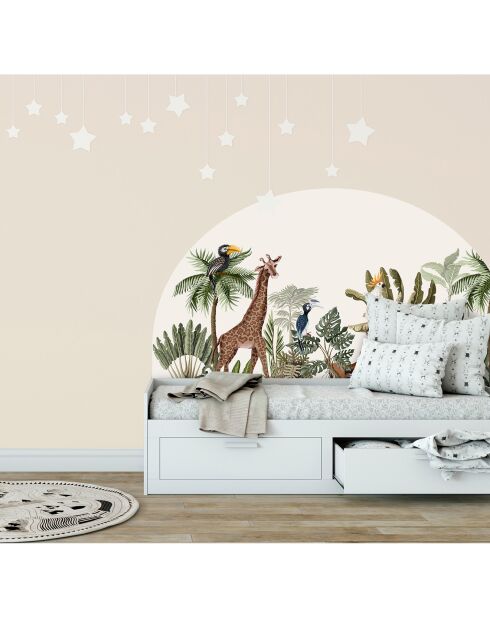 Tête de lit en vinyle Arco Infantil Selva multicolore - 120x165 cm