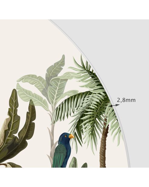 Tête de lit en vinyle Arco Infantil Selva multicolore - 120x165 cm