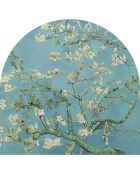 Tête de lit en vinyle Almendro bleu - 90x90 cm