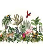 Tête de lit en vinyle Arco Infantil Selva 3 multicolore - 127x165 cm