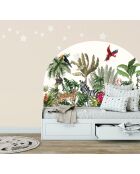 Tête de lit en vinyle Arco Infantil Selva 3 multicolore - 127x165 cm