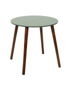 2 Tables gigognes vert/blanc/noir