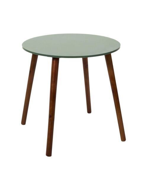 2 Tables gigognes vert/blanc/noir