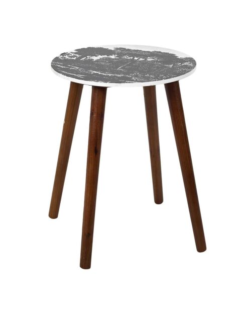 2 Tables gigognes vert/blanc/noir
