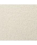 2 Fauteuils bouclette Loki marron/blanc/noir - 76x55x51.5 cm