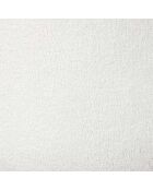 Fauteuil bouclette Hella blanc/marron - 80x75x61 cm