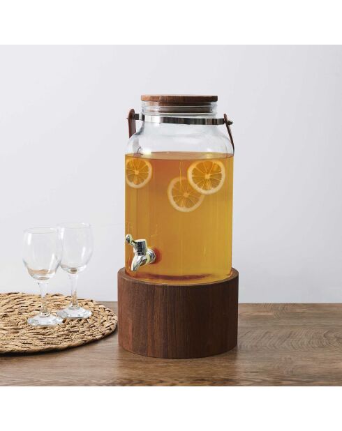 Springbrunnen 6L braun - 20x41x20 cm