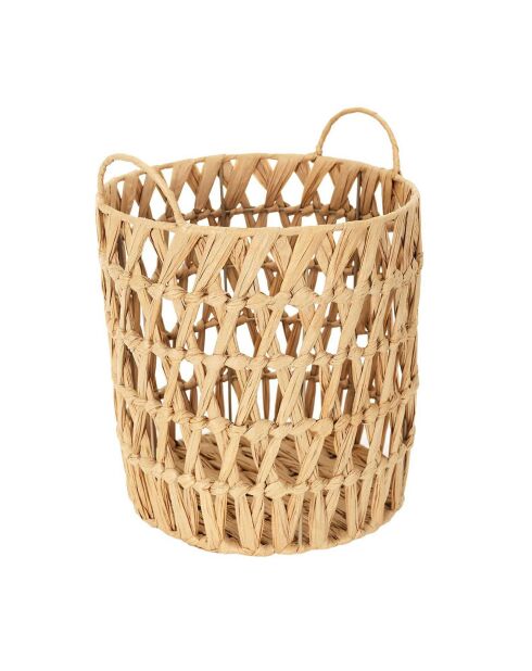 3 Paniers ajourés avec anse marron