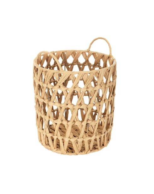 3 Paniers ajourés avec anse marron