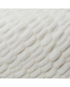 Plaid imitation fourrure luxury blanc - 140x200 cm