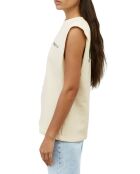 T-Shirt sans manches College écru/vert