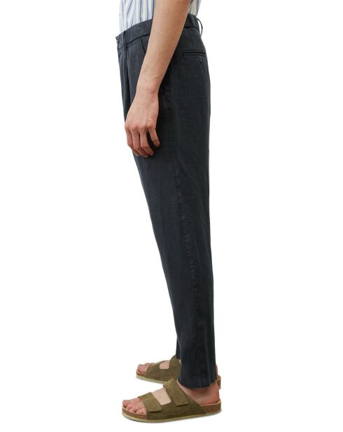 Pantalon 100% Lin Osby Pant Pince bleu marine