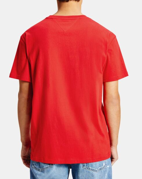 T-Shirt Tommy Signature rouge