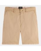 Short en Coton Bio mélangé Regular Fit Stuart beige