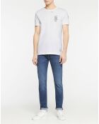 T-Shirt manches courtes Letter Logo blanc