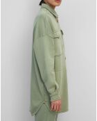 Surchemise en Jersey Coton Bio Oversized vert clair