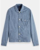 Blouson en Jean Chambray bleu