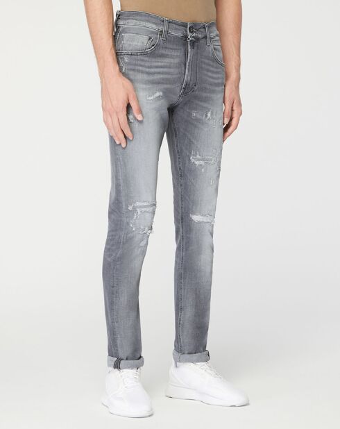 Jean en Coton Bio Replay Aged Eco gris moyen