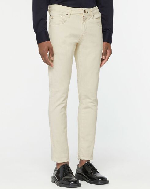 Jean Slim Fit Uni écru