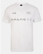 T-Shirt Logo Basic Aston Martin Racing blanc