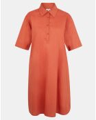 Robe Maisha marron/orange