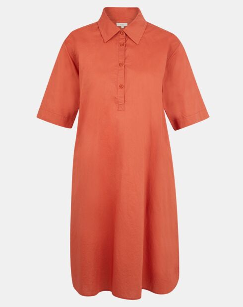 Robe Maisha marron/orange