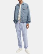 Blouson en Jean Chambray bleu