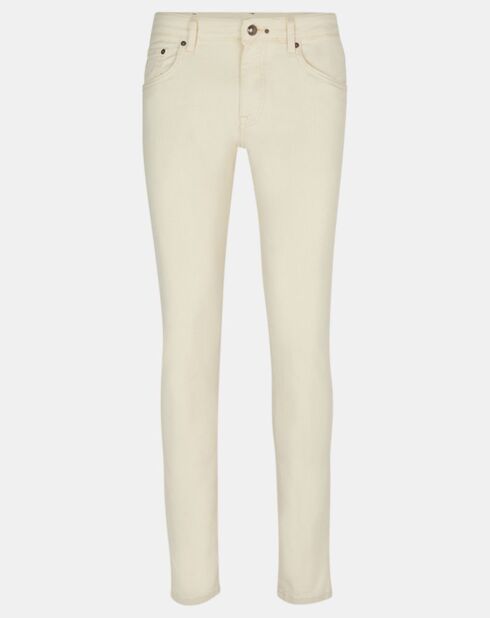 Jean Slim Fit Uni écru