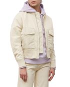 Blouson Patch Logo beige