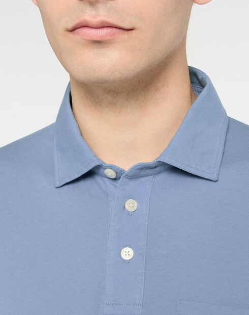 Polo Regular Fit Jersey bleu ciel