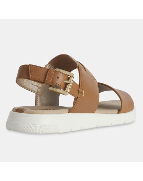 Sandales en Cuir Dandra camel