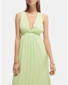 Robe longue dos nageur vert clair