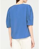 Top fluide bleu moyen