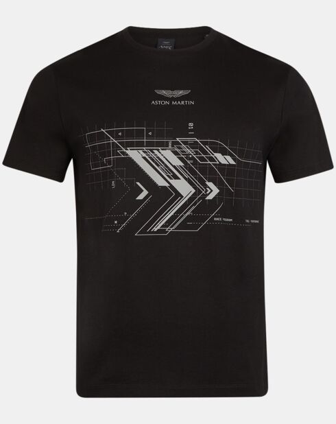 T-Shirt Program Aston Martin Racing noir