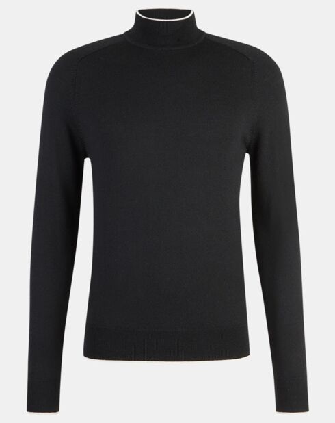 Pull 100% Laine Mérinos noir