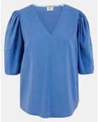 Top fluide bleu moyen