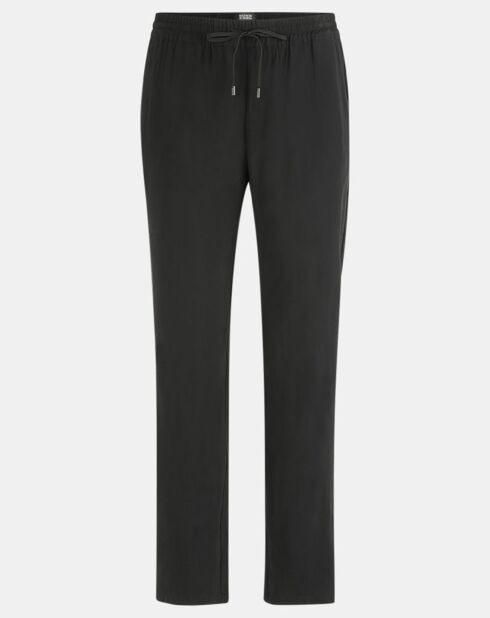 Pantalon Fluide Regular Fit noir