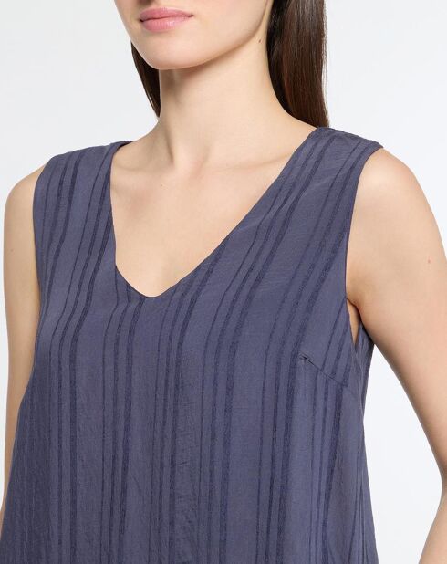 Dunkelblaues Zulu-Kleid