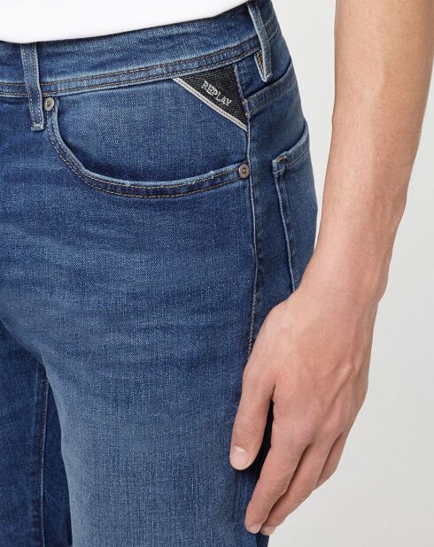 Short en Jean coton bio Moyen Basic bleu moyen