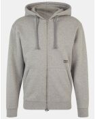 Sweat en Coton Organique Class Replay Zip gris