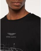 T-Shirt Program Aston Martin Racing noir