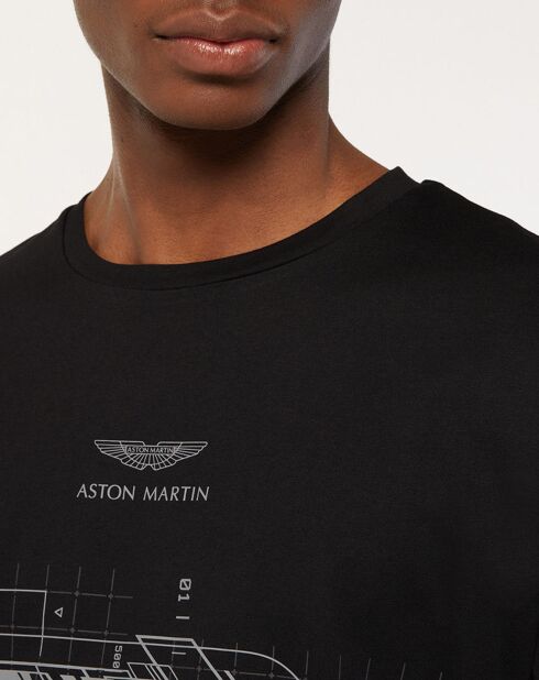 T-Shirt Program Aston Martin Racing noir