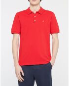 Polo 100% Coton Bio Regular Fit Piqué rouge