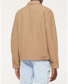 Blouson beige foncé