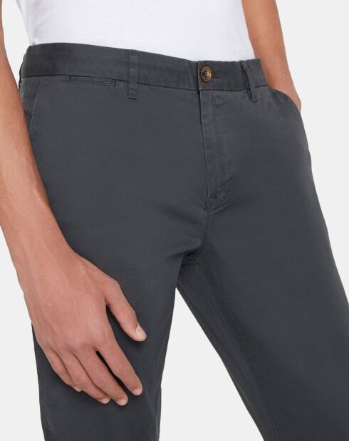 Pantalon chino Slim Fit Classic gris foncé
