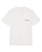 T-Shirt manches courtes Coton Organic Logo Poit blanc