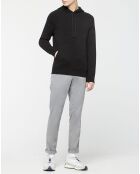 Pull en Laine & Cachemire Hoodie noir