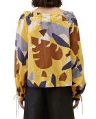 Chemise Col Lavalière jaune/multicolore